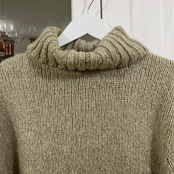 90s Oatmeal Knit Sweater - Picture 3 of 7